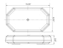 15 INCH OCTAGONAL LED MINI LIGHT BAR SERIES | 8891062 BUYERS PRODUCTS
