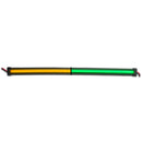 12" Clear Amber to Green Auxiliary Center Glow Strip LED Light | TLED-GL12CXAG Trux Accessories