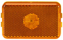 14 Series Yellow Incandescent 2"x3" Rectangular Marker Clearance Light, PL-10 & Grommet Mount | Truck-Lite 14200Y