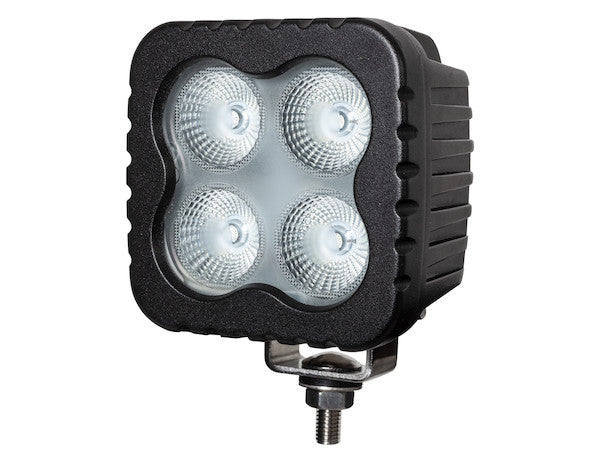 Heated Ultra Bright 4" Square LED Flood Light | Buyers Products 1492198