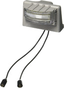 15 Series Clear LED Rectangular License Light, Gray Bracket Mount Kit | Truck-Lite 15040