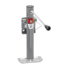 Bulldog Round Tube Sidewind Snap-Ring Swivel Jack - 10" Lift - 2,000lb Capacity | 151101 Redneck Trailer
