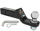 2" Black Ball Mount Kit With 2" Shank And 2" Drop-Cotter Pin Hitch | Buyers Products 1803307