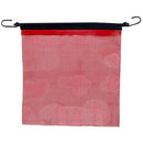 18" x 18" Red Mesh Flag w/ Elastic Strap & J-Hooks | 1818B RoadPro
