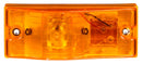22 Series Yellow Incandescent Rectangular Side Turn Signal, PL-3 & 2 Screw Mount | Truck-Lite 22202Y