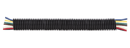 100' Black Polyethylene Split Loom, 1/4" I.D. | 804S-1 Tectran