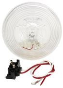 40 Series Clear Incandescent 4" Round Dome Light, PL-2 & Grommet Mount | Truck-Lite 40211