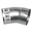 8" Aluminized Steel Universal 30 Degree Angle Exhaust Elbow Pipe | 41620 Walker Exhaust