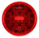 Super 44 Red LED 4" Round Stop/Turn/Tail Light, Fit 'N Forget Connection | Truck-Lite 44202R
