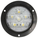 Super 44 Clear LED 4" Round Back-Up Light, Fit 'N Forget S.S., Fit 'N Forget S.S. & Flange Mount | Truck-Lite 44992C