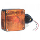 Left Hand Amber Pedestal-Mount Light with Pigtail | Grote 55460