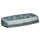 15" Amber/White LED Mini Light Bar, with 4 Bolt Mount | ECCO 5585CAC