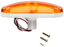 60 Series Yellow Incandescent 6" Oval Turn Signal Light, Hardwired & Grommet Mount | Truck-Lite 60302Y