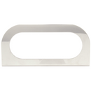 Silver Stainless Steel 2"x6" Oval 2 Screw Bracket Mout for 60 Series Lights | Truck-Lite 60730