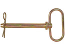 Yellow Zinc Plated Hitch Pins - 1-1/8 Diameter X 6-1/4 Inch Usable Length | Buyers Products 66130