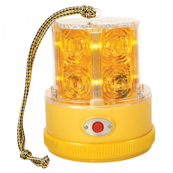 Amber 360° Portable Battery Operated LED Warning Light | Grote 77913