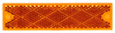 Yellow Rectangle Reflector, 2 Screw or Adhesive Mount | Truck-Lite 98003Y