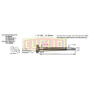 17.31" Trailer Axle Camshaft for P, Q, Q Plus Brakes, Right Hand | E2448A Euclid