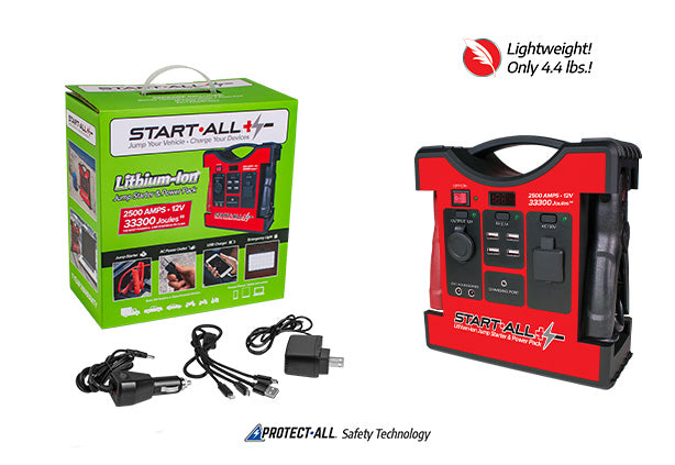 JP-12-2500-001T Start All Jump Pack® Lithium-Ion Jump Starter and Power Pack - 2500 Amps