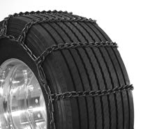Wide Base STD Twist Tire Chain for Super Singles, 106.80" Overall Chain Length | QG3255 Peerless - Security Chain