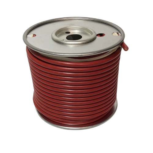 100' Red Primary Wire, 12 Gauge - Rated 80 Degree C | 02550 Deka