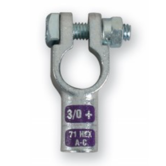 4 Ga. Straight Crimpable Terminal | 05360 Deka