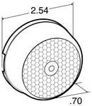 Round Incandescent Yellow Marker Clearance Light | 10205Y Truck-Lite