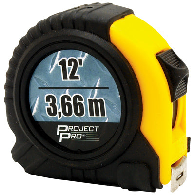 Project Pro 12 foot Cushion Tape Measure | 1131 Performace Tool