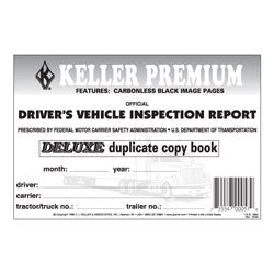Driver's Vehicle Inspection Report Book, Carbonless | 115B J.J. Keller