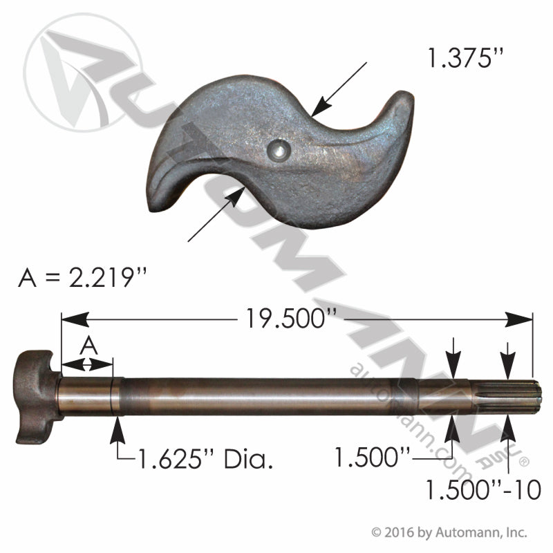 Air Brake Camshaft RH | 120.101916.02 Automann