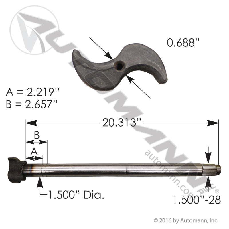 Camshaft LH | 123.282010.01 Automann