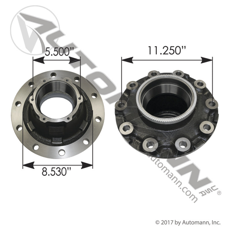 Outboard Mount Wheel Hub | 150.T1107 Automann