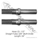 Discharge Hose 2 Straight Tube Ends 24in | 177.10324 Automann