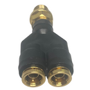 PLC DOT Male Branch Y Fitting, 3/8in X M12 | 177.12C616M12 Automann