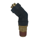 45 Deg DOT PLC Swivel Male Elbow Fitting, 5/32 X 1/8in | 177.12C7425A Automann