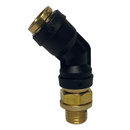 45 Degree DOT PLC Male Swivel Elbow Fitting, 3/8in X M12 | 177.12C746M12 Automann