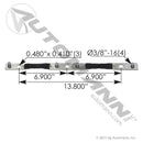 Cable Negative 2/0 14in Black Freightliner | 178.2029BK Automann