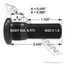 Wheel Stud | 201.6225 Automann