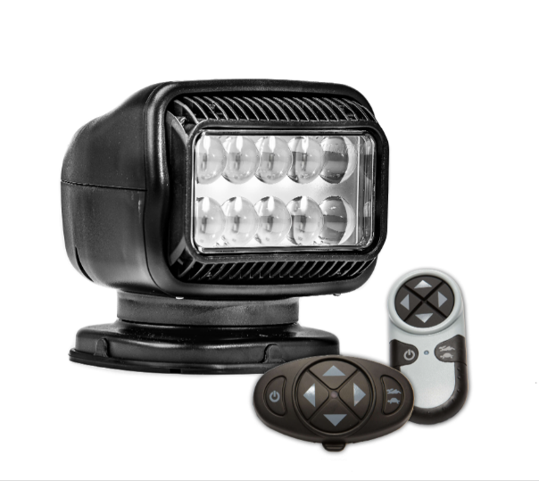 Black LED Permanent Mount Spotlight | 20574GT Golight