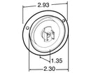 Round Red Marker Clearance Light & Mount | 30091R Trucklite