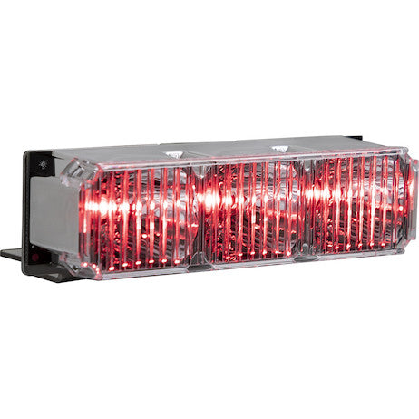 Red Middle Strobe Reflector With 3 LED | 3024633 Buyers Products