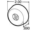 Red Round Marker Clearance Light | 30503R Trucklite
