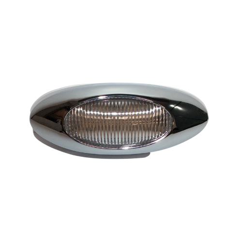 12 LED Phantom I Light (Clearance/Marker) - Amber LED/Clear Lens | United Pacific 38234
