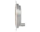 4" Round Amber Warning Light w/ Gray Flange mount | 44104Y Trucklite