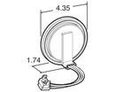 4" Round Stop/Turn/Tail Light | 44355R Trucklite