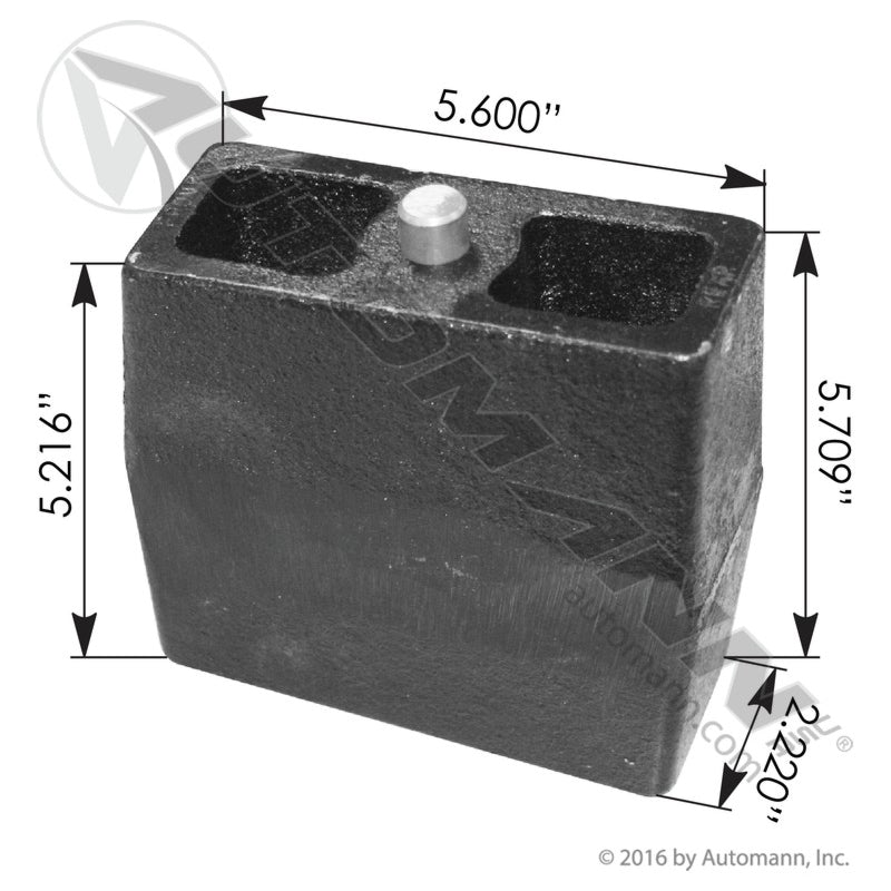 5" Axle Riser | 521.5257 Automann