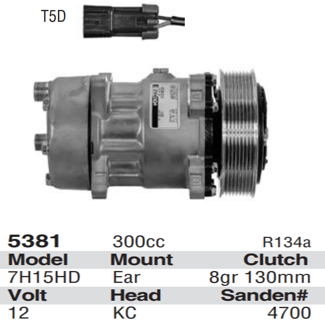 Sanden Compressor | 5381 MEI