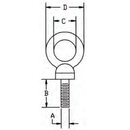 Eye Bolt 9/16"-12 | B56726 Buyers Products