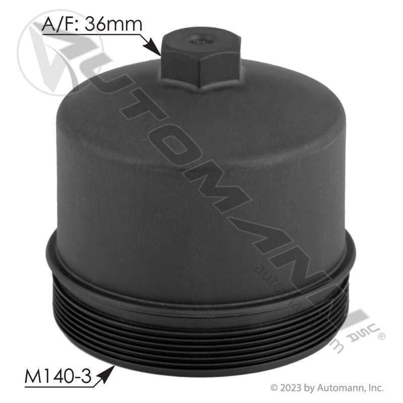 Oil Filter Screw Cap Detroit DD13 DD15 | 572.23108 Automann