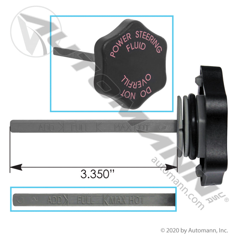 Power Steering Cap Dipstick IHC | 572.55004 Automann
